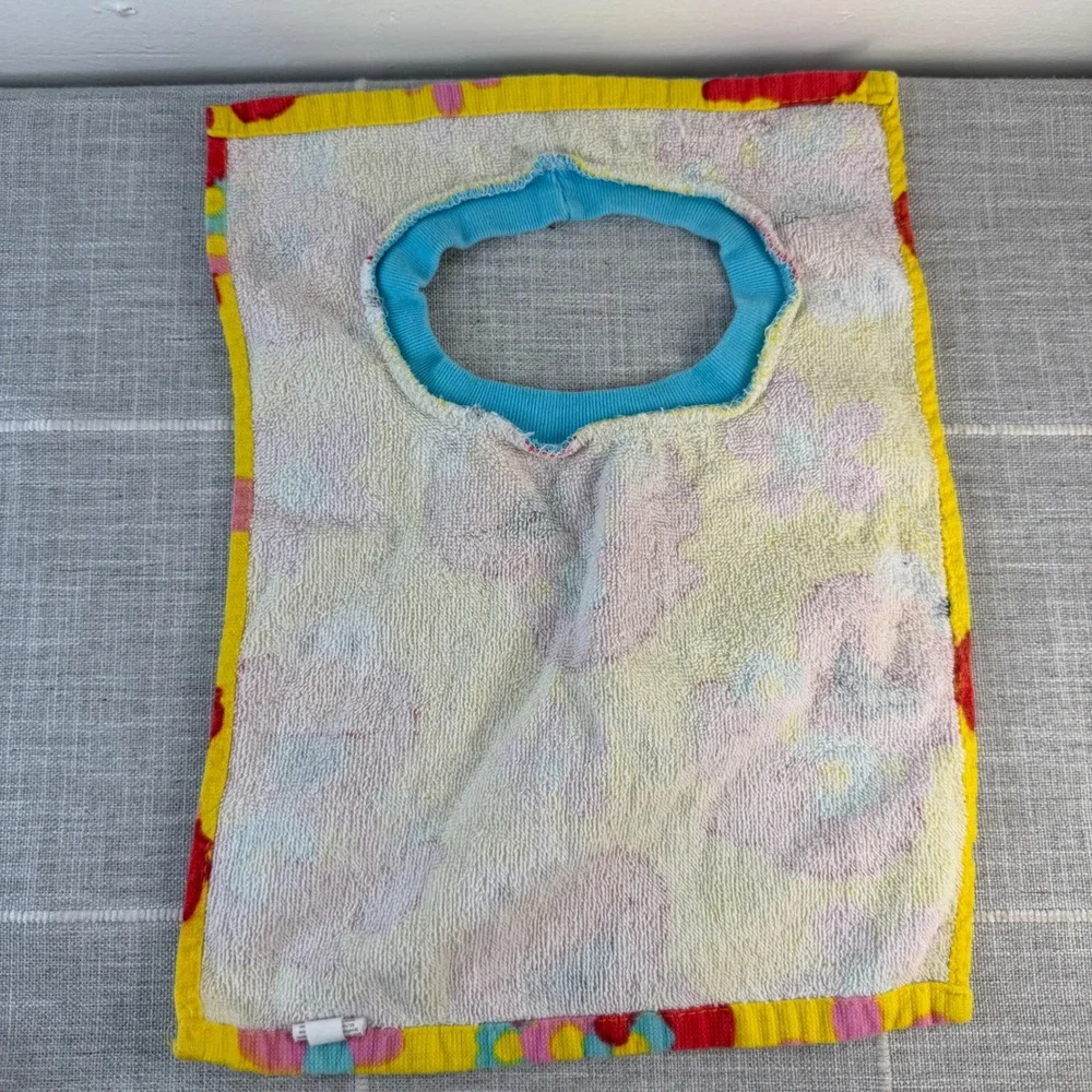Lot of 2 ELMO Seasame Street Towel Bibs Terrycloth Burp Cloth